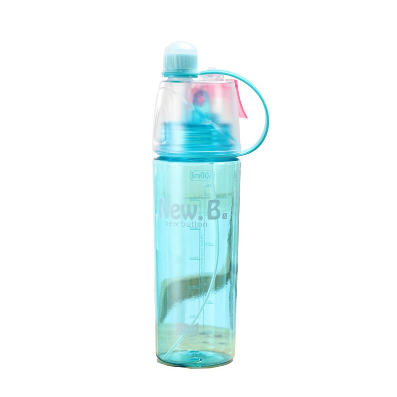 2 in 1 Sports Water Bottle With Spray Mist