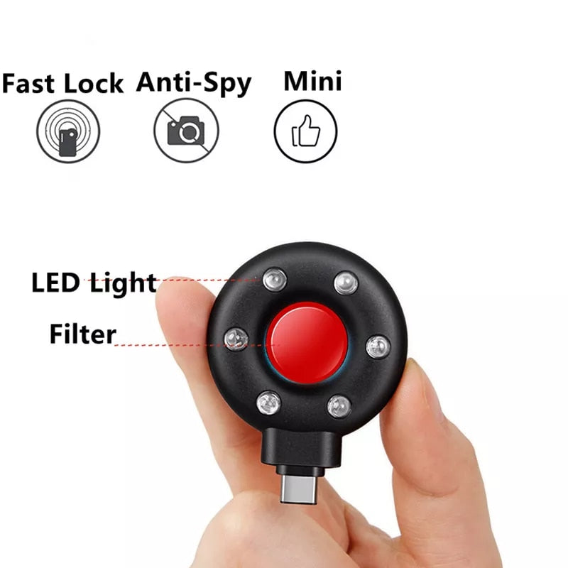 Portable Anti-Spy Hidden Camera Infrared Detector