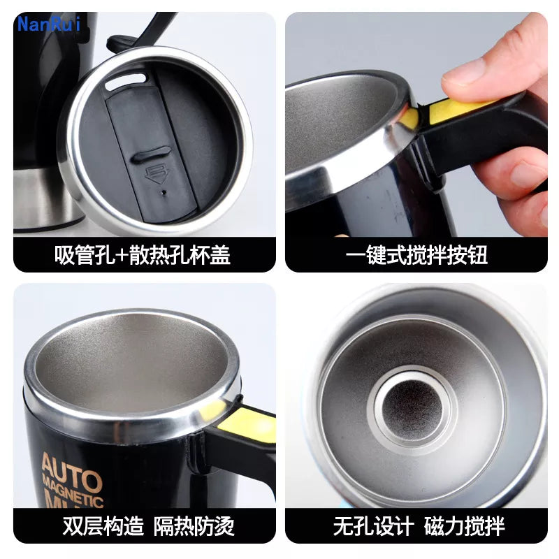 Automatic Stirring Magnetic Coffee Mug