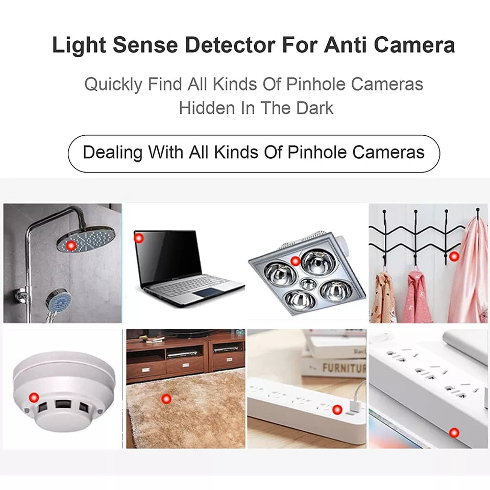 Portable Anti-Spy Hidden Camera Infrared Detector