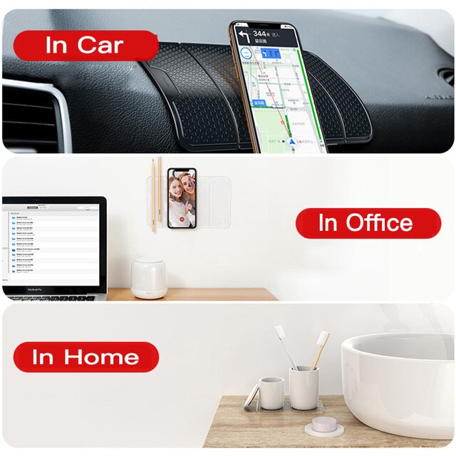 Multifunctional  Anti-Slip Mat Type Phone Holder