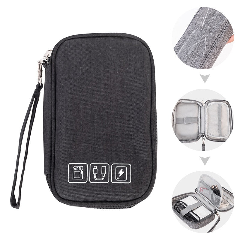 Multifunctional Data Cable Storage/Travel Bag