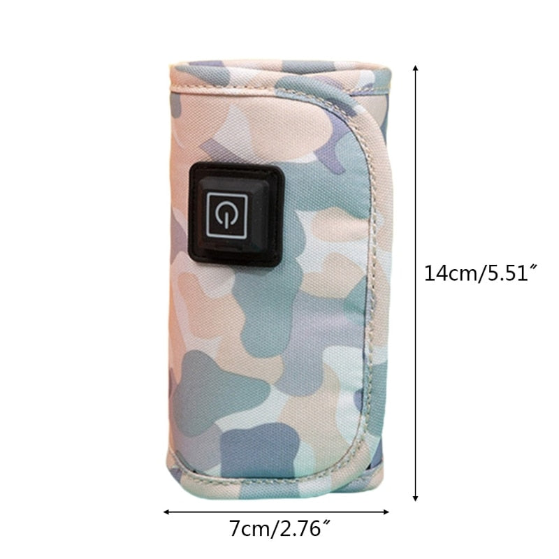 Portable USB All-Shape Bottle Warmer Cover - Ideal for Travel