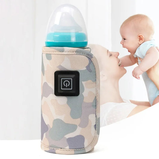 Portable USB All-Shape Bottle Warmer Cover - Ideal for Travel