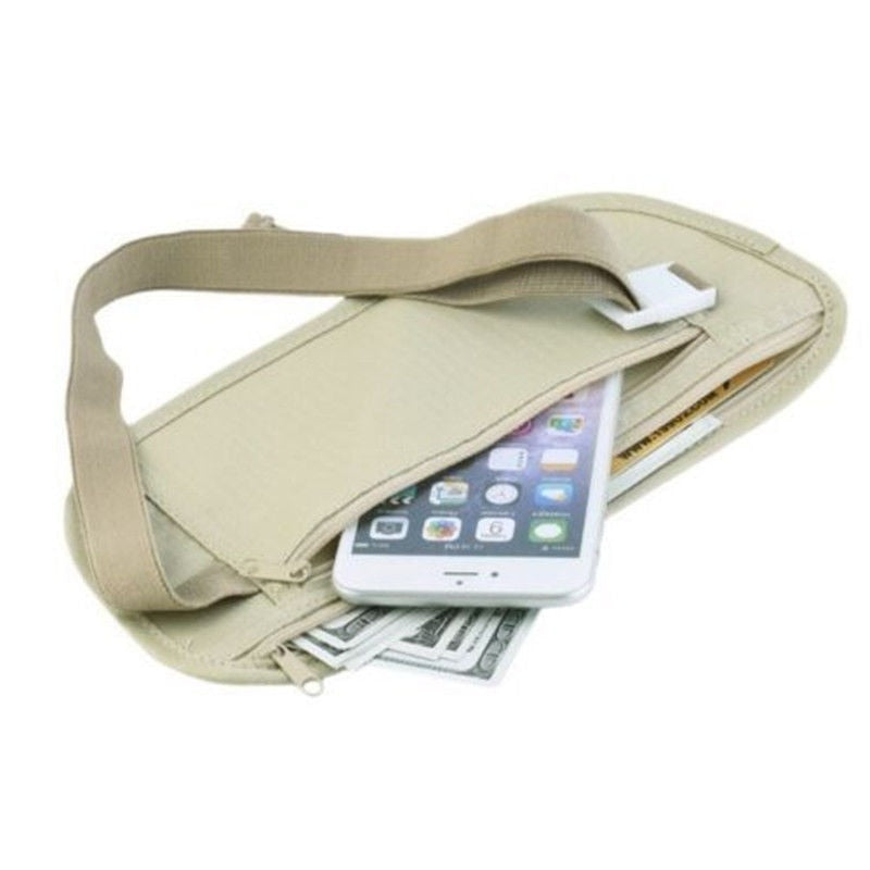 Travel Wallet/Passport/Money Anti-Theft Hidden Blocking Waist Belt