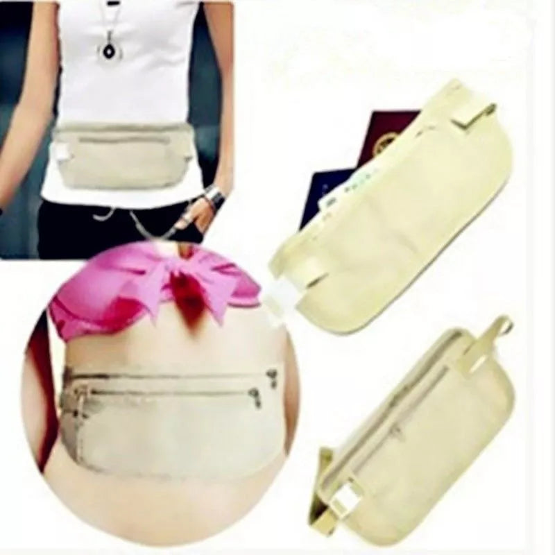 Travel Wallet/Passport/Money Anti-Theft Hidden Blocking Waist Belt