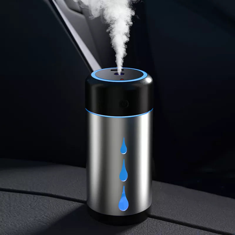 USB Car Air Humidifier Ultrasonic LED Light Lamp Aromatherapy Fogger Aroma Diffuser