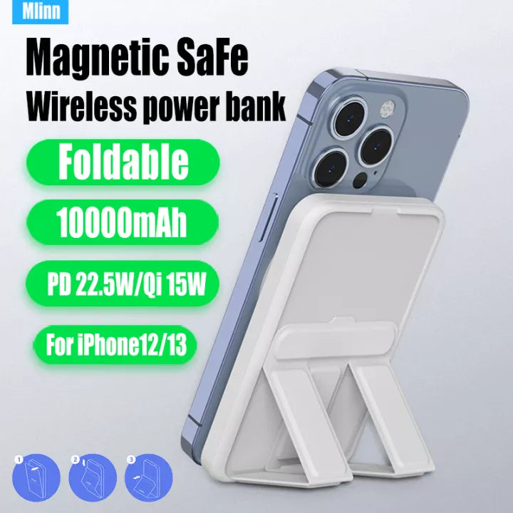 Foldable Magnetic Wireless Power Bank