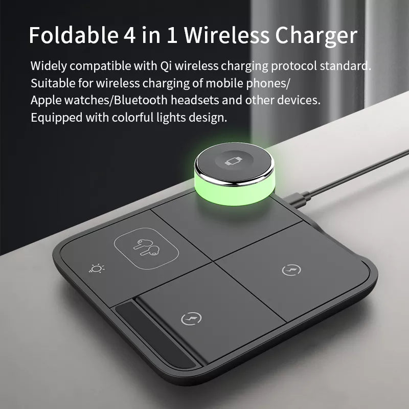 Folding 4-in1 Wireless Charger